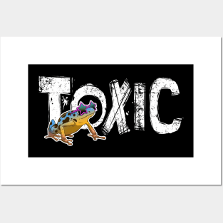 Toxic Frog (White) Posters and Art